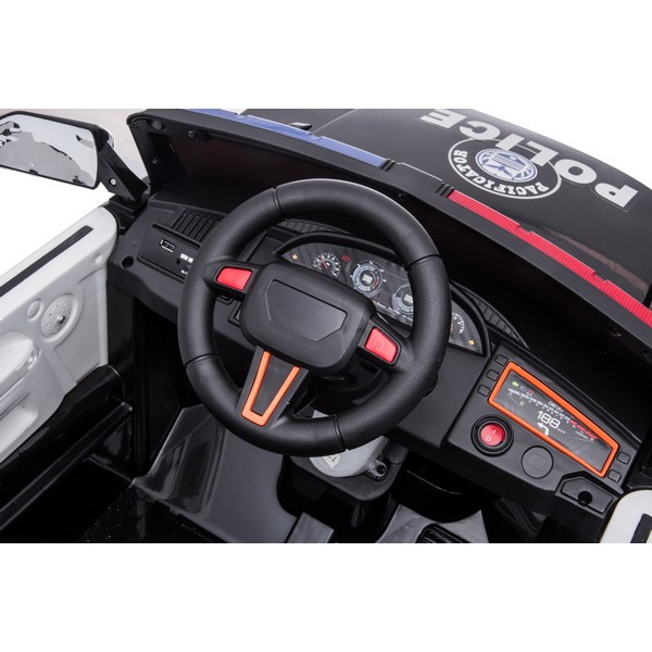 Продукт Акумулаторен джип ПОЛИЦИЯ, 12V с отварящи се врати - 0 - BG Hlapeta